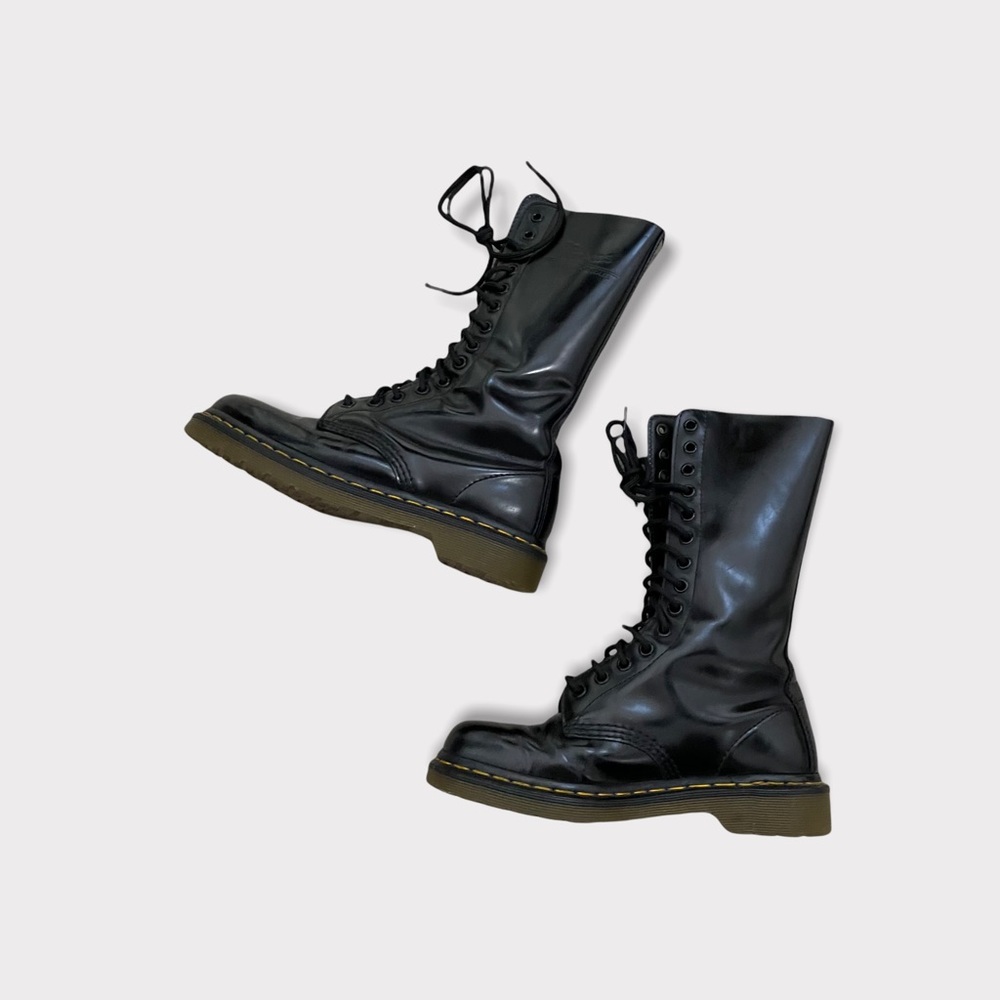 RePosh-I never wore them! Doc Martens Black Mid Calf Lace Up Women's UD Size 7